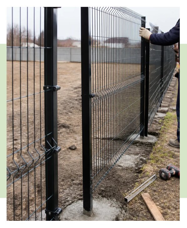 Монтаж забора 3Д под ключ с установкой по цене в Якутске